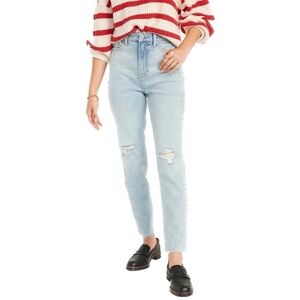Old Navy Higher High-Waisted OG Straight Ripped Cut-Off Jeans for Women 1A04.15